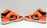 Nike Dunk High Retro Orange Sneakers With Chenille Swoosh Size 10.5 144030006822