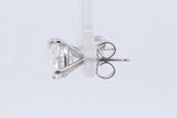 4.34cttw Lab Grown Diamond Stud Earrings In 14k White Gold 2.5 Grams Eb0526rrxdu