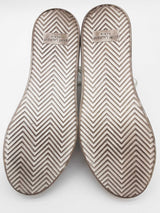 Yves Saint Laurent Bedford Distressed White Leather Shoes Size Eu 37 Do0525crde