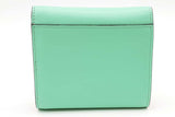 Christian Louboutin Elisa Mint Green Leather Compact Wallet Eb0526lxzde