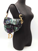 Christian Dior Limited Edition Saddle Bag In Toile De Juoy Voyage Fw0826loxzdu
