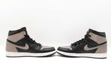 Nike Air Jordan 1 Retro "Og Shadow" Black & Gray Sneakers Size 8 Fw0725ordu