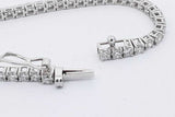 3.0cttw Lab Grown Diamond Tennis Bracelet 14k White Gold 5.5g 7 In Eb0326llxzsa
