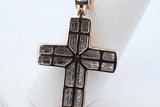 10k Yellow Gold Diamond Cross Pendant 4.4 Grams Eb0226oxzde