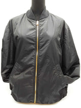 Gianni Versace Black Nylon Bomber Jacket Size Italian 54 Do1025orxde