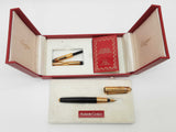 Cartier Stylo Pasha De Cartier Black Fountain Pen Collectible Do0726cxzde