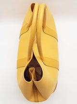 Hermes Garden Party 36 Jaune Yellow Canvas Leather Tote Bag Do0226oxzxde