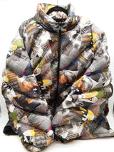 Fendi Fake News Puffy Jacket Size Italian 50 Do0925ooxde