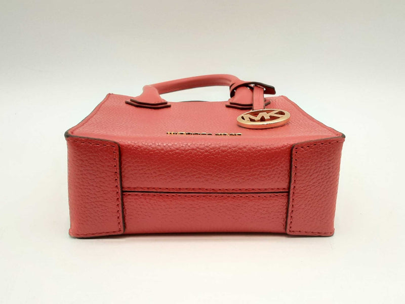 Michael Kors Extra Small Red Pebbled Leather Crossbody Bag Fw1024pxsa