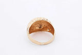 18k Yellow Gold Dome Ring 5.7 Grams Size 6 Eb0924oorsa