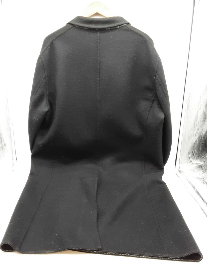 Louis Vuitton Black Cashmere Wool Trench Coat Size 54 Do0425lwxzde