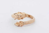 18k Yellow Gold Dragon Wrap Ring 3.6 Grams Size 8.5 Eb0826wcrsa