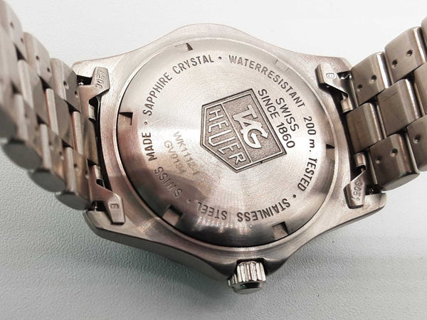 Tag Heuer Wk1112-1 37 Professional Stainless Steel Quartz Watch Do0425prxde