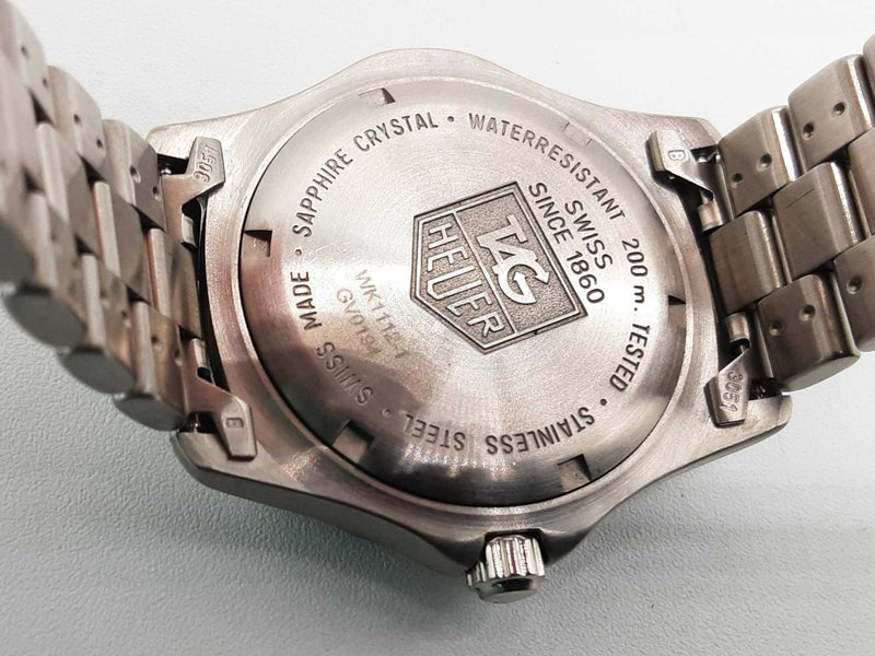 Tag Heuer Wk1112-1 37 Professional Stainless Steel Quartz Watch Do0425prxde