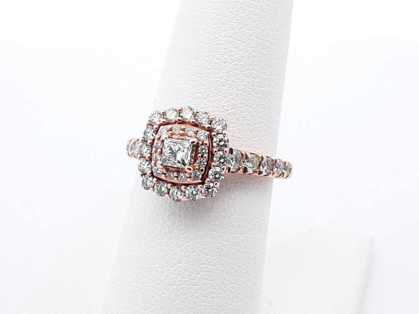 1.13ctw 14k Rose Gold 4.2 Grams Ring Size 7.5 Sd0625wczdu