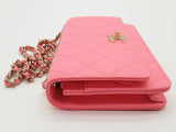 Chanel Trendy Cc Wallet On Chain Bright Pink Leather Crossbody Bag Do0126wxzxde