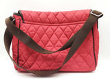 Ferrari Quilted Red Nylon Messenger Crossbody Bag Sd1125lzxdu