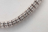 14k White Gold Diamond Cut Rope Chain Necklace 32.5 Grams 26 Inch Eb0726olxzsa