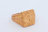 22k Yellow Gold Ring 4.9 Grams Size 6.5 Eb0926ixzde