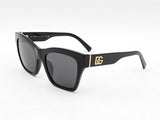 Dolce & Gabbana Dg Crossed Sunglasses In Black Acetate Fw1125crsa