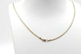 14k Yellow Gold 5.2 Grams Concave Curb Chain 24 Inches Jr1125orxmia