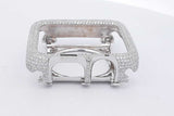 Lab Grown Diamond 14k White Gold Smart Watch Case Cover 33.6 Grams Eb0226lexzsa