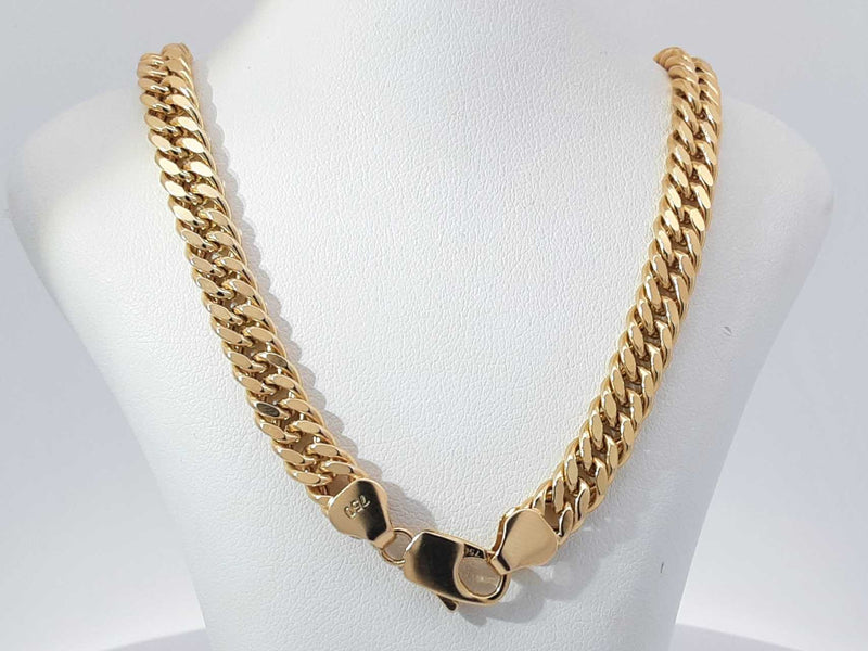 18k Yellow Gold 29.1 Grams Concave Curb Chain 21 Inches Aa1025lrzxsa