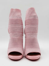 Christian Louboutin Cheminene 120 Sock Booties In Pink Size 8.5 Fw0826lxzdu