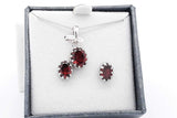 Set Of 5 Gemstone Ensemble Sets In Sterling Silver Eb0925crsa