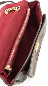 Louis Vuitton Passy Chain Shoulder Bag In Monogram Coated Canvas Fw0825erxdu