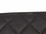 Chanel Quilted Caviar Zip Around Organizer Wallet Eb0926orxsa
