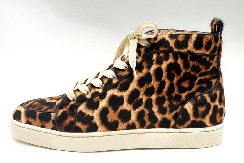 Christian Louboutin Pony Hair Leopard Print Rantus Orlato Sneakers Eb0325orxsa