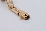 14k Yellow Gold Greek Key Bracelet 7.2 Grams 7.25 Inch Eb0826rpxsa