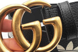 Gucci X Adidas Marmont Leather Belt With Double G Buckle Size 75/30 Eb0526loxsa