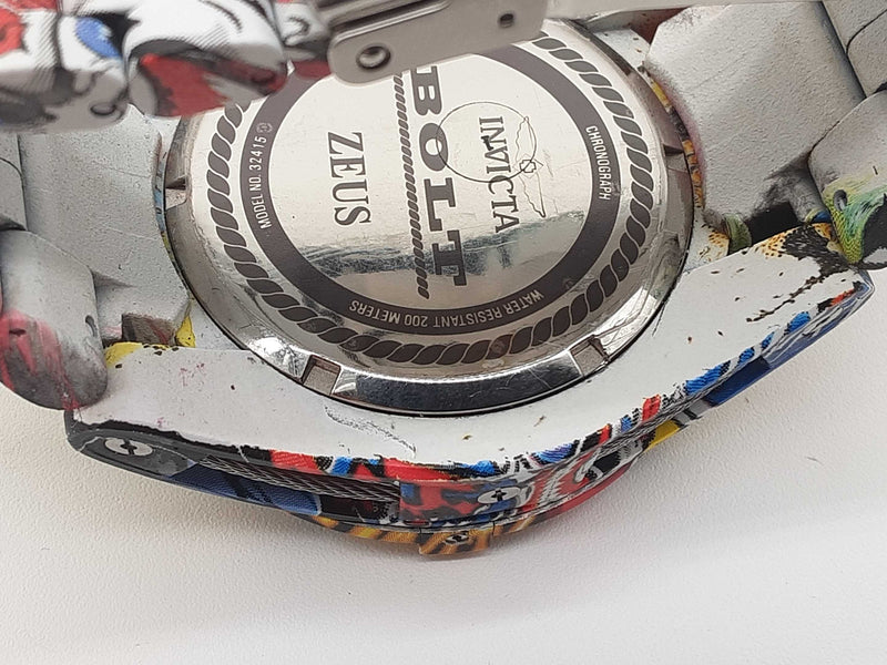 Invicta 32415 53 Bolt Zeus Chronograph Stainless Steel Quartz Watch Do1025exde