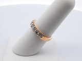 0.90 Cttw Diamond & 14k Yellow Gold Ring 3.8 Grams Size 6.75 Fw0425orxdu