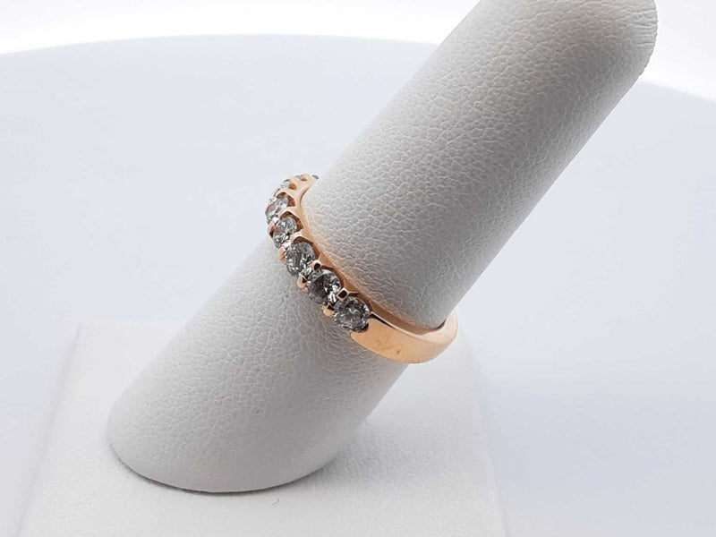 0.90 Cttw Diamond & 14k Yellow Gold Ring 3.8 Grams Size 6.75 Fw0425orxdu