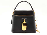 Balmain Pulse Vanity Black Calfskin Leather Bag Sd0426rzxde