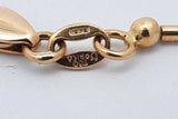 18k Yellow Gold Bead & Bar Bracelet 3.8 Grams 7 Inch Eb0326osxsa