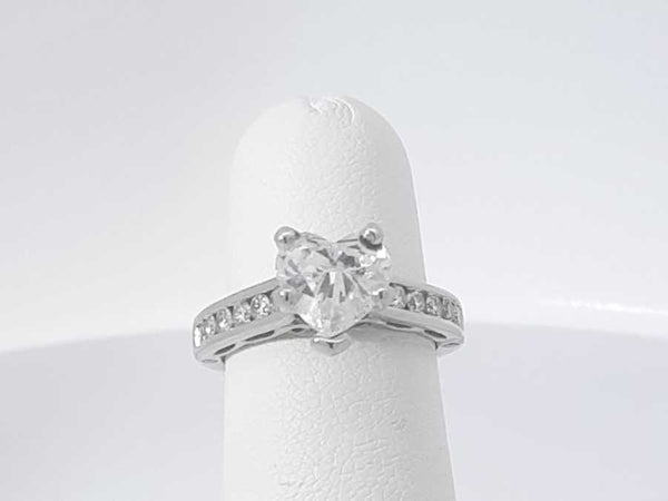 1.60 Cttw Diamond 14k White Gold Ring 4.2 Grams Size 4.5 Aa0625olxzsa