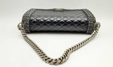 Chanel Glazed Calfskin Quilted Boy Chained Flap Hs0224orxzsa