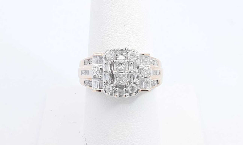 10k Yellow Gold Diamond Ring Size 7, 5.4 Grams Eb0524oxzdu