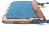 Burberry Check Canvas, Leather & Snakeskin Peyton Crossbody Bag Eb0126orxsa