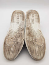 Celine Ct-07 Low Black & White Leather Trainers It Size 46 Eb1225rxzde
