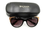 Balmain Bl2072b Black & Gold Tone Sunglasses Eb0524exdu