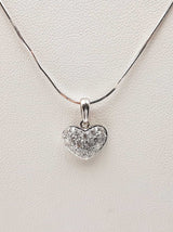 0.30 Cttw Diamond & 18k Gold Heart Pendant Necklace 3.3 Gram 16 Inch Fw0926wozdu