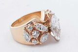3.61cttw Diamond Ring In 14k Yellow Gold 16.5 Grams Size 6.5 Eb0926pxxzsa