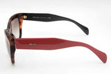 Prada Tortoise & Red Sunglasses Eb0824rxsa