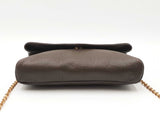 Yves Saint Laurent Cassandre Pouch Shoulder Bag In Grained Lambskin Fw0926wrxdu