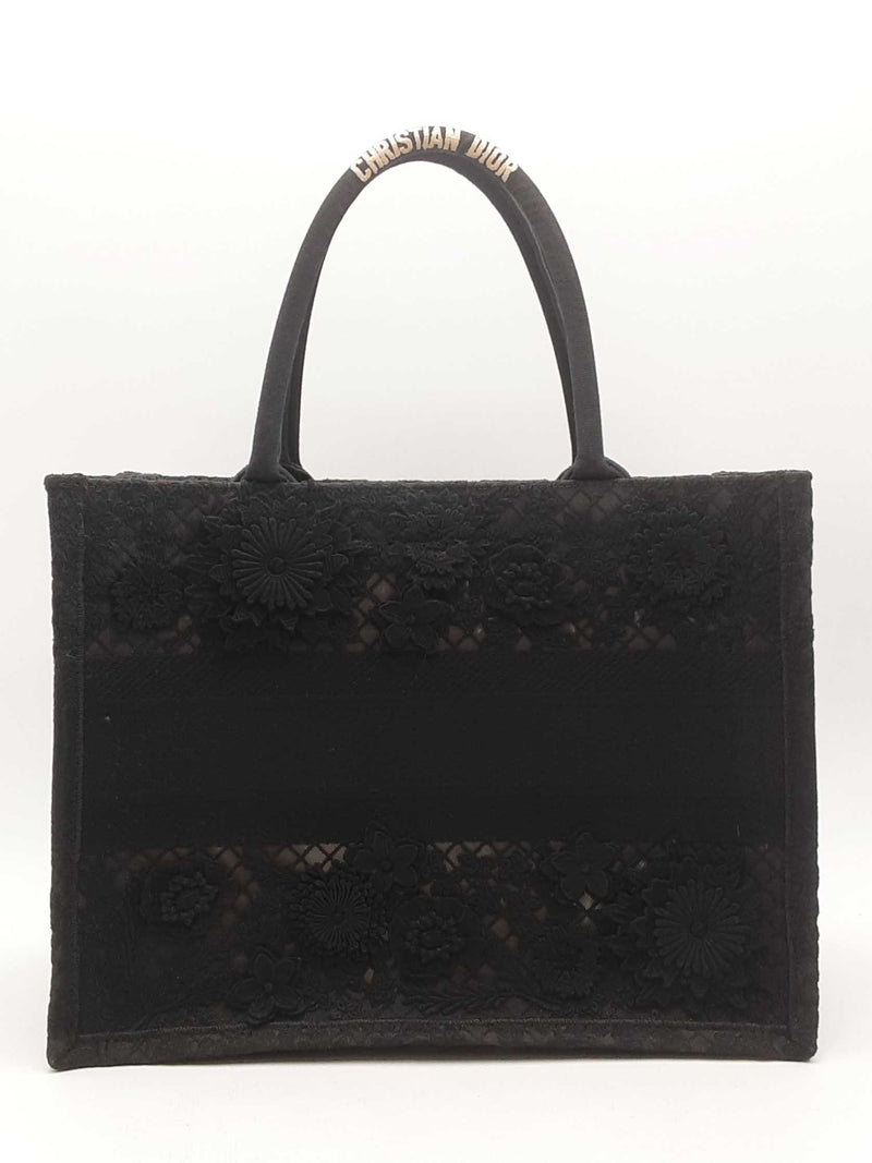 Christian Dior Embroidered D-lace Book Tote Bag Eb0225lsxzsa